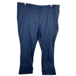 Walter Hagen Perfect 11 Blue‎ Straight Fit Wrinkle Resistant Golf Pants 46x34